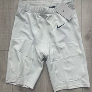 Nike Vapor Untouchable Football Tights Practice Shorts White